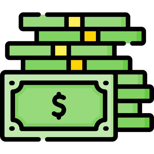 Allowance money icon